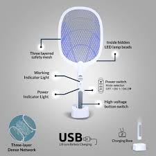 Mosquito Killer Racquet Lamp